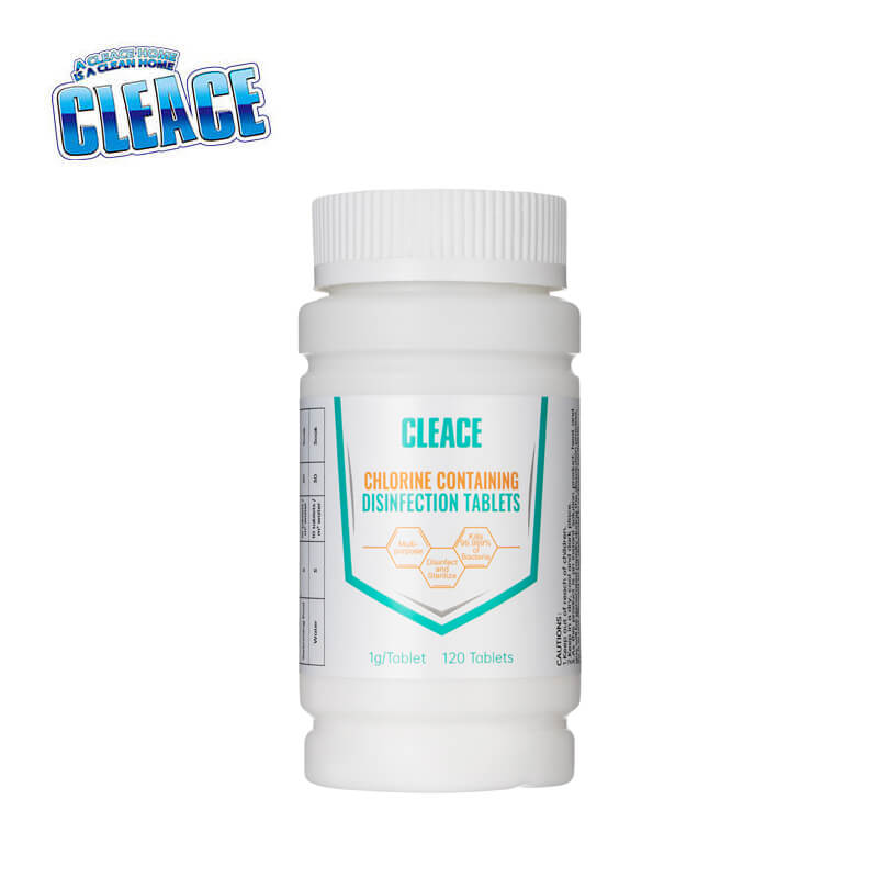 Comprimidos de desinfecção contendo cloro CLEACE